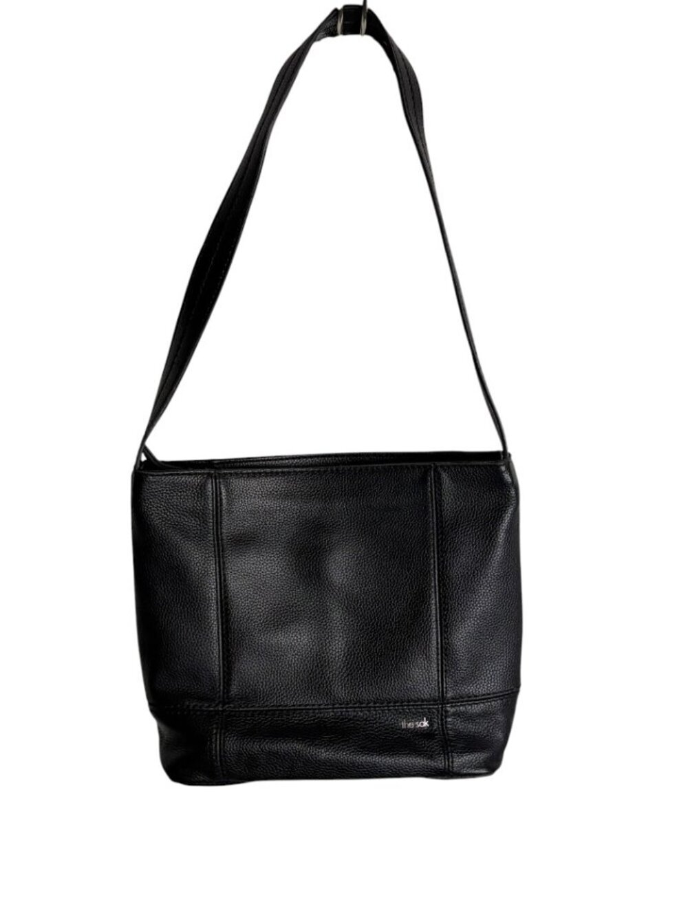 The Sak De Young Leather Hobo Purse Bag Black Classic Durable Minimal Basic